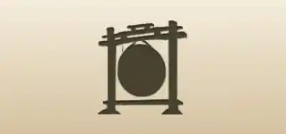 Gong silhouette