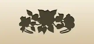 Wreath silhouette