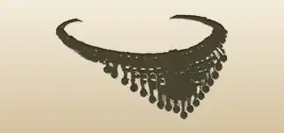 Necklace silhouette