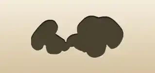 Mushrooms silhouette