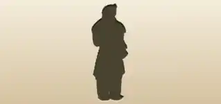 Terracotta Warrior silhouette