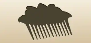 Comb silhouette