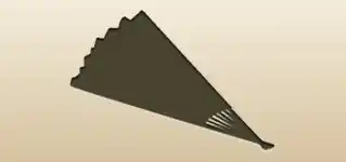 Hand Fan silhouette