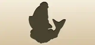 Fish silhouette