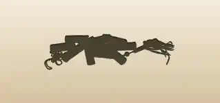 Firecrackers silhouette