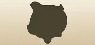Piggy silhouette