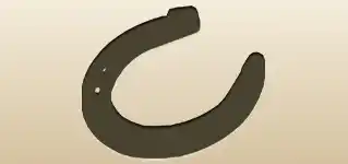 Horseshoe silhouette