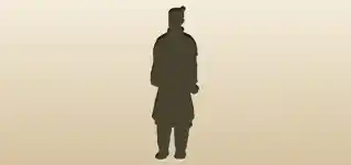 Terracotta Warrior silhouette