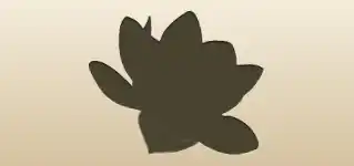 Lotus silhouette