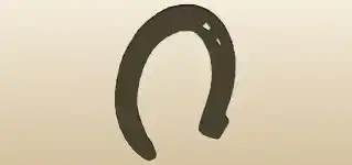 Horseshoe silhouette