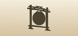 Gong silhouette