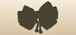Ribbon Bow silhouette