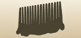 Comb silhouette