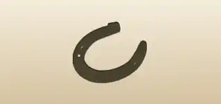 Horseshoe silhouette