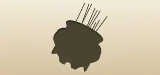 Incense Holder silhouette