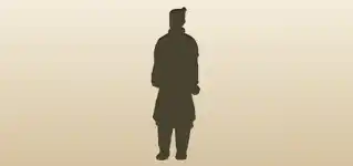 Terracotta Warrior silhouette