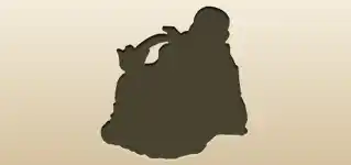 Buddha silhouette