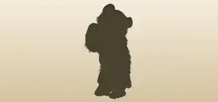 Panda silhouette
