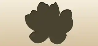 Lotus silhouette