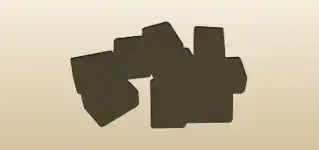 Mahjong Tiles silhouette