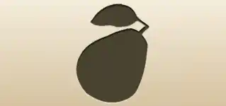Pear silhouette