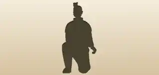 Terracotta Warrior silhouette