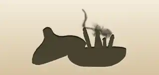 Incense Holder silhouette