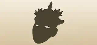 Mask silhouette