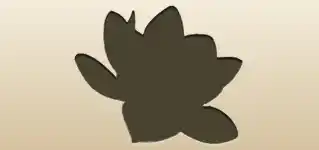 Lotus silhouette