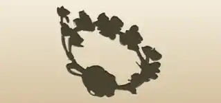 Wreath silhouette