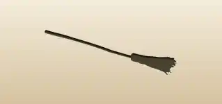 Broom silhouette