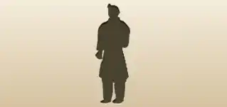 Terracotta Warrior silhouette