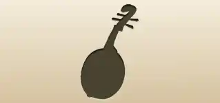 Lute silhouette