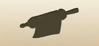 Scroll silhouette