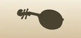 Lute silhouette