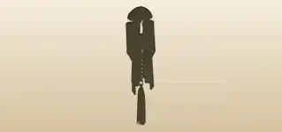 Wind Chimes silhouette
