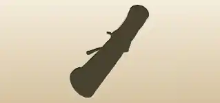 Scroll silhouette