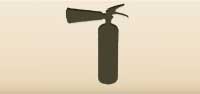 Fire Extinguisher silhouette