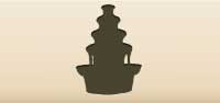 Chocolate Fountain silhouette
