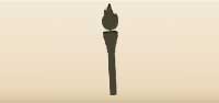 Bamboo Torch silhouette