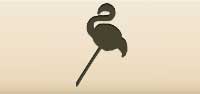 Flamingo silhouette