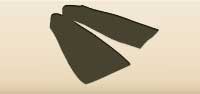 Flippers silhouette