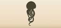 Jellyfish silhouette