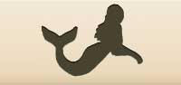 Mermaid silhouette