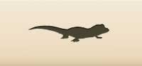 Crocodile silhouette