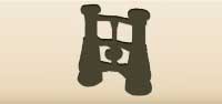 Binoculars silhouette