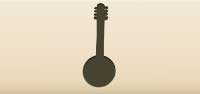Banjo silhouette