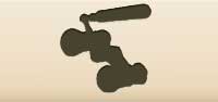 Binoculars silhouette