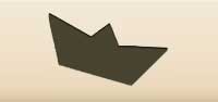Paper Boat silhouette