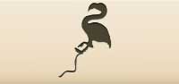 Flamingo silhouette